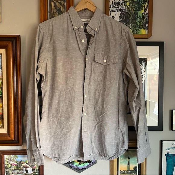 Cotton Textured Button Down - Picture 1 of 3
